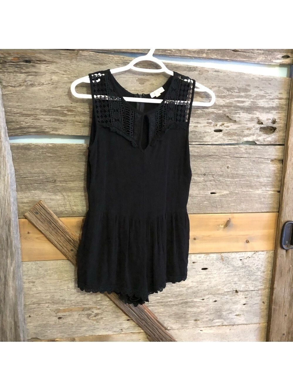 Ardene size XS Black Lightweight Romper